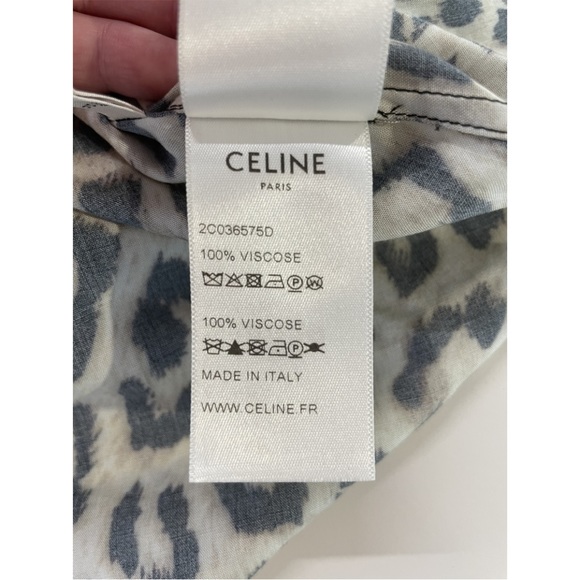 Short sleeve CELINE blouse Animal print - Picture 6 of 7